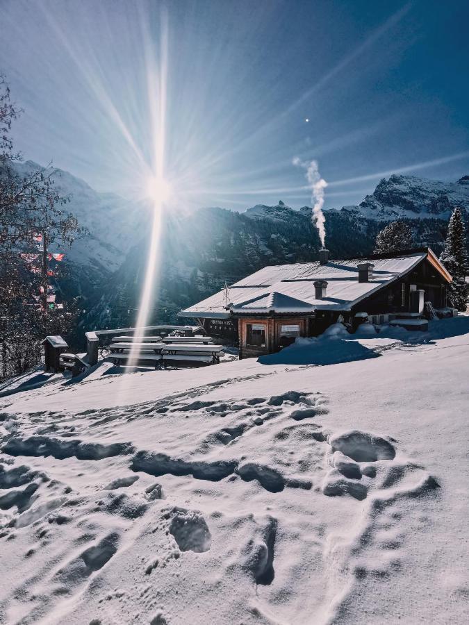 Mountain Hostel Гиммельвальд Экстерьер фото