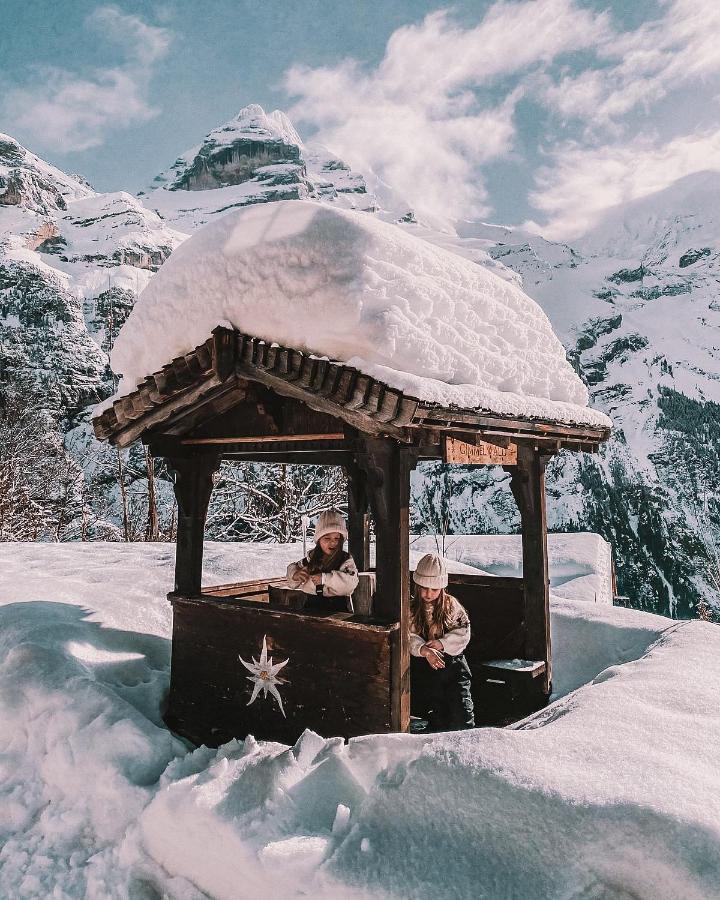 Mountain Hostel Гиммельвальд Экстерьер фото