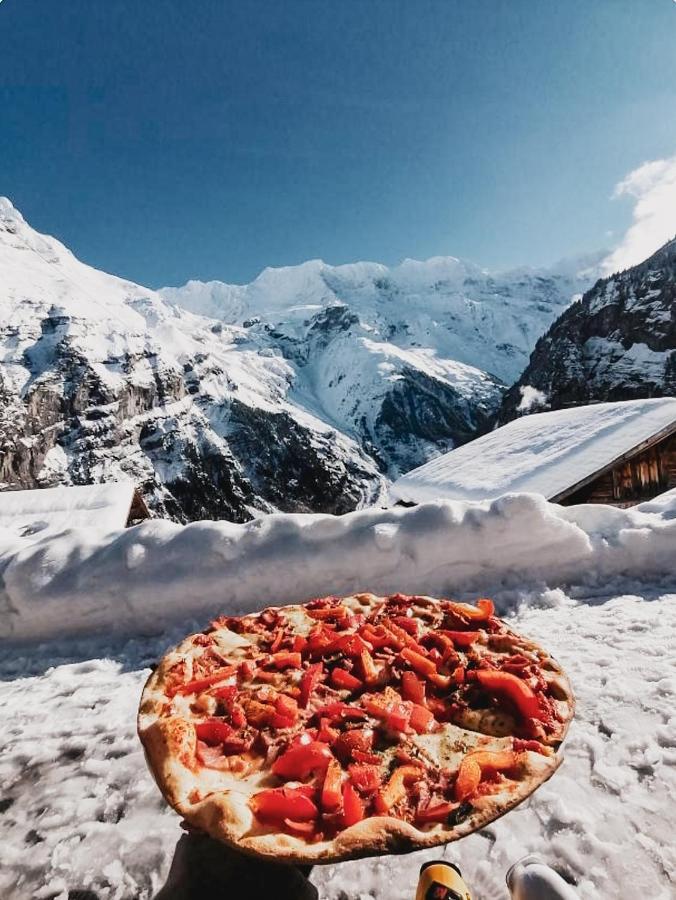 Mountain Hostel Гиммельвальд Экстерьер фото